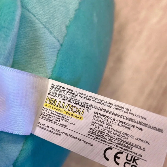 Squishmallows Blue Elephant 8” Plush Stuffy Kellytoys - Picture 4 of 4